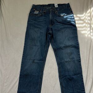 Cinch Men's Dark Blue Straight Jeans 32x36